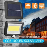 100COB Solar Light Outdoor Motion Sensor Wall Light Waterproof Garden Light Emergency Garden Light S