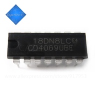 10 Piece CD4069UBE DIP-14 CD4069U CD4069 CD4069L CD4069BE IC In Stock