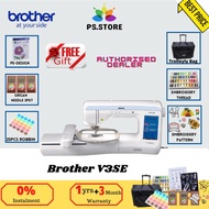 🔥(FreeGift)🔥Brother INNOV-IS V3SE Embroidery Sewing Machine Mesin Jahit With PE DESIGN（1+3mWarranty）