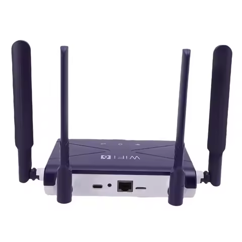 WiFi6 Wireless Router High-Speed 300Mbps 4G 5G CPE LTE Router with SIM Card Slot 4 Antennae Stable C
