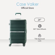 Case Valker Signature Hana 24" Unbreakable Polypropylene TSA Luggage (24") Beg Bagasi