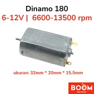 Dynamo Motor 180 DC6V-DC12 6600-13500 rpm