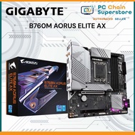 Gigabyte B760M AORUS ELITE AX Motherboard - Intel B760 (LGA 1700) / DDR5 / Wi-Fi 6E / m-ATX