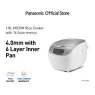 Panasonic SR-CX188SSH Fuzzy Logic Rice Cooker (1.8L)
