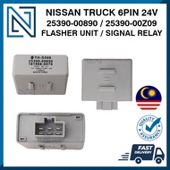 Flasher Relay 6 PIN 24V Signal Indicator Relay for NISSAN UD / ISUZU Truck 25390-00Z09