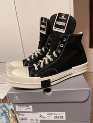 Rick Owens DRKSHDW Converse TURBODRK Chuck Taylor All Star 70 Hi Black