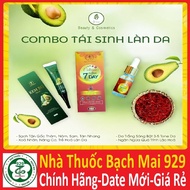 Bộ Đôi Tái Sinh Làn Da Olic- Kem Bơ Olic Và Serum Collagen saffron 7day