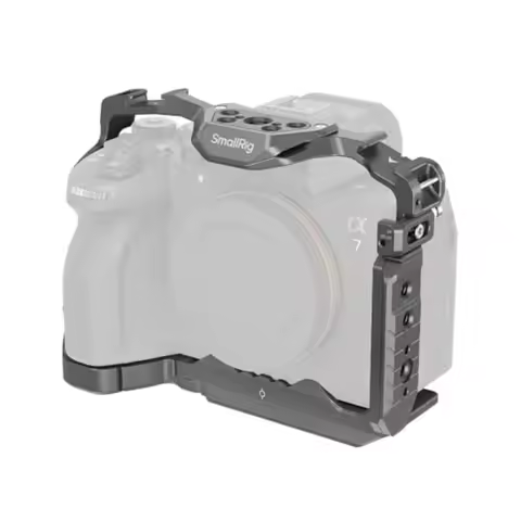 HawkLock Quick Release Cage for Sony A7R V/A7 IV/A7S III/A7R IV/A1, Camera Cage with Cold Shoe/NATO 