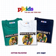 M. I. N. E. C. R. A. F. T. 3 || CHARACTERS TSHIRT II KIDS 2-10 Y/O TEENS 10-17 Y/0 II PJKIDS