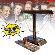 Ring Toss Games for Kids Adults Home Party Drinking Games Fast-paced Handheld Wooden Board Games Sho