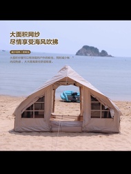 Outdoor fully automatic inflatable camping tent Oxford cloth without building rainproof oversized ho