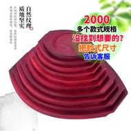 [48H Shipping] Mimura Stone Pot Bibimbap Red Wooden Board Mat Heat Insulation Stone Plate Bowl Woode