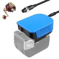Fishing battery adapter for Hikoki (18V-36V) compatible with Daiwa/Shimano 14.4V batteries BM2300, B