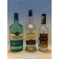 Combo of 3 Bottles of Glenlivet Foreign Wine – Singleton – Rittenhouse | Exquisite Class From Three 