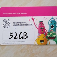 voucher tri 52gb unlimited