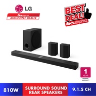 [TnG RM 100] LG S95TR LG Home Theater Soundbar with Surround Sound Rear Speakers 9.1.5 channel