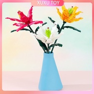 XUXU TOYS Flower Bouquet Building BALODY Nano Building Blocks Decoration Single Flower Blocks 1 Item