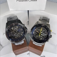 Alexandre Christie 6620MC Pria Rantai Chrono Sport Original