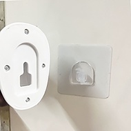 Perforation-free Fan Sticker Wall-Hanging Buckle Hook Sticker Wall-Sticky Hook Wall-Hanging Sticker 