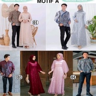 PRODUK TERBARU COUPLE BAJU MUSLIM PASANGAN KELUARGA PESTA BROKAT