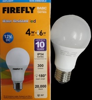 LED Bulb 12V DC 4W E27 Daylight Firefly Brand ( needs Battery to light up)