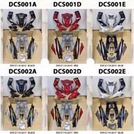 *DEMAK EVO-Z 110 2015/2017 BLACK RED BLUE COVER SET ORIGINAL