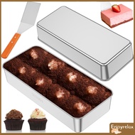 Set of 2 Bread Tin Stainless Steel Easy Release Loaf Tin Cake Loaf Pan for Baking Roasting SHOPSKC90