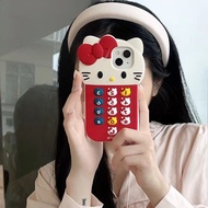 🚚จัดส่งจากไทยภายใน 24 ช.ม🚚เคสไอโฟน 14 Pro Max iphone 13 12 11 Hello Kitty  เคส for เคสไอโฟน11 พกง่ายๆ การป้องกันการตก Case