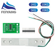 Load Cell 1KG 5KG 10KG 20KG HX711 AD Module Weight Sensor Electronic Scale Aluminum Alloy Weighing P