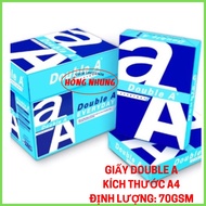 01 Ram Giấy A4 Double A định lượng 70 gsm Số lượng 500 Tờ giấy thùng tiện lợi cho việc in ấn