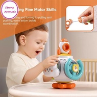 STRO Toddler Tactile Training Busy Ball 6 in 1 Sensory Educational Travel Cube Toy for Baby On-the-G
