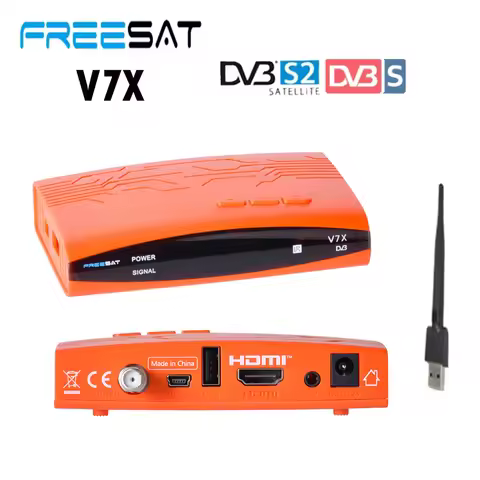 FREESAT V7X DVB-S/S2 Support B1SS P0werVu cam,Newcamd fun cam Satellite Receiver vs V7 S5X