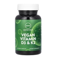Mrm Nutrition Vegan Vitamin D3 & K2 contains 60 Vegan Capsules
