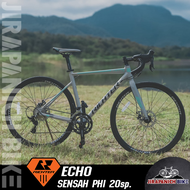 จักรยานเสือหมอบ RICHTER รุ่น ECHO (เฟรม Aluminium ซ่อนสาย , ดีสเบรค , เกียร์มือตบ 20 Sp. , น้ำหนัก 9.9 Kg.)