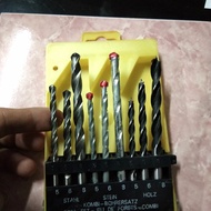 MATA DRILL BIT SET 5,6,8 mm wood, iron, wall 9 pcs
