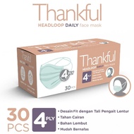 Thankful Face Mask Adult Headloop Daily 30s