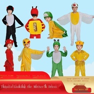 Kostum haiwan kanak-kanak itik, ikan emas, ketam, katak, kostum penyu