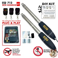 DIY KIT - E9 712  ( FULL SET ) HEAVY DUTY AUTO GATE SWING AND FOLDING ARM AUTOGATE  SYSTEM