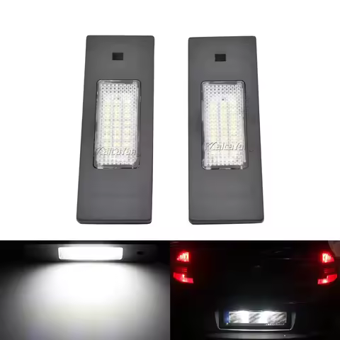 2X LED License Number Plate Light Canbus Light Car Accessories For BMW 1 Series E81 E87 E63 E64 M6 E