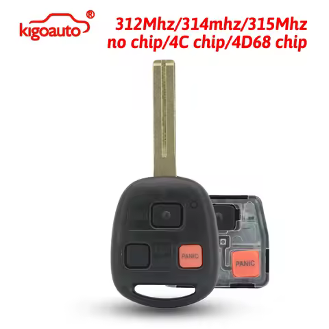kigoauto Remote Head Key 312/314/315MHz 4C/4D68 Chip TOY48 for Lexus RX300 GX470 LX470 1999-2009 HYQ