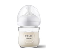 Bình Sữa Thủy Tinh Mô Phỏng Tự Nhiên 120ml/ 240ml Philips Avent Natural Response - Cổ Rộng Núm Xoắn