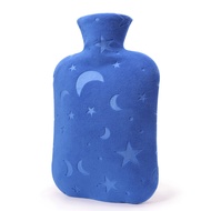 Hot Water Bottle with Soft Cover, 2L Hot Water Bag for Menstrual Cramps, Neck and Shoulder Pain Reli