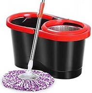 Thickening Mop Rotating Mop Bucket Hand-Free Washing Mopping Bucket (Color : C) Decoration