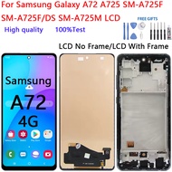 For Samsung Galaxy A72 A725 SM-A725F SM-A725F/DS SM-A725M LCD Display Touch Screen Digitizer Assembl