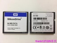 現貨🔥WD SILICON DRIVE CF 64MB CF卡64MB 法蘭克數控機床工業設備用CF