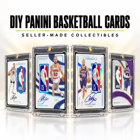 DIY Homemade NBA Player cards Basketball cards Curry James Kobe Jordan Logoman and Flawless series P
