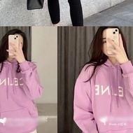 Celine 紫色連帽帽T 💜 薰衣草紫 XS