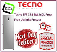 Tecno TFF 338EM 260L Frost Free Upright Freezer / FREE EXPRESS DELIVERY