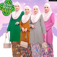 By Melia Design Batik Viral Baju Kurung Pesak Pahang Plain Murah Ironless Tak Payah Gosok Cotton Lembut Halus Plus Size