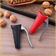 ROWANSG Pecan Nuts Clip, Funnel Shape Black Red Hazelnut  Pliers,  Zinc Alloy Chestnut Gadgets Hazel